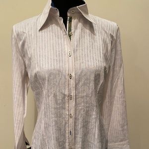 Elegant White Button Down Shirt